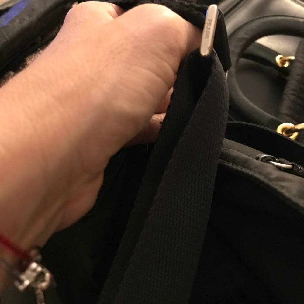 Prada Black Nylon Messenger Bag - Picture 5 of 7